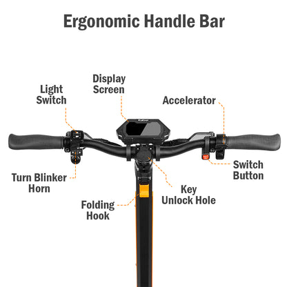 Trottinette électrique KUKIRIN G3 PRO | Double moteur puissant de 1 200 W | Vitesse maximale de 65 km/h